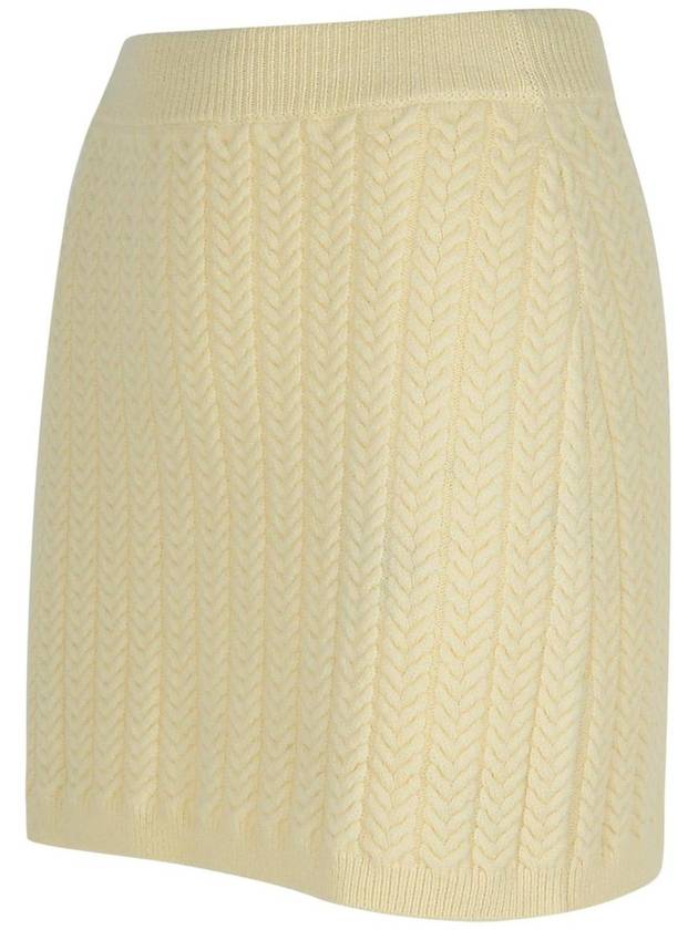 Sportmax 'Earry1' White Wool Blend Skirt - MAX MARA SPORTMAX - BALAAN 2