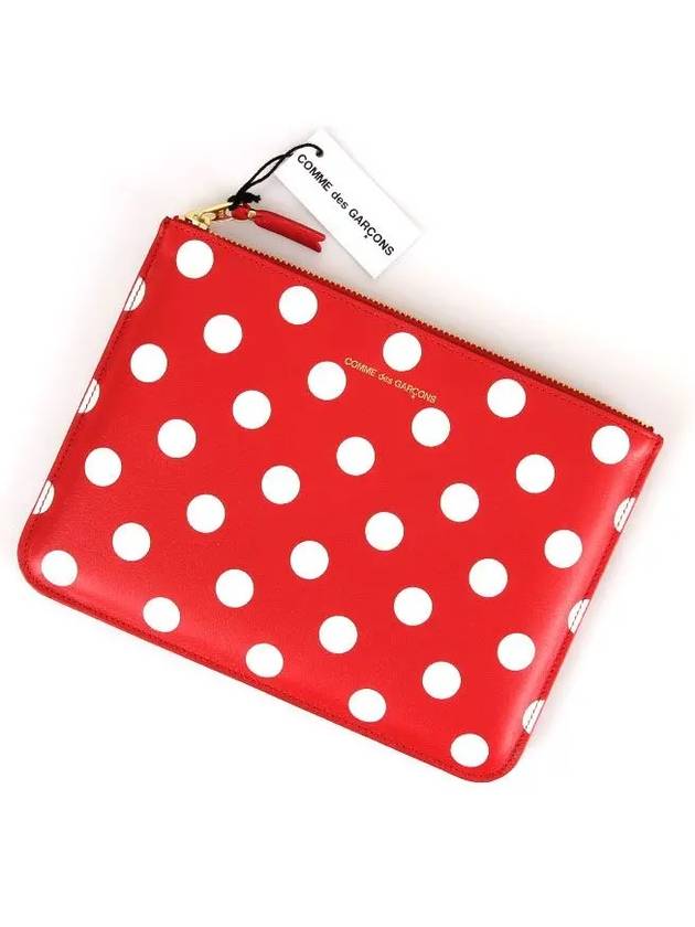 SA5100PD RED dot women's clutch bag pouch bag - COMME DES GARCONS - BALAAN 3