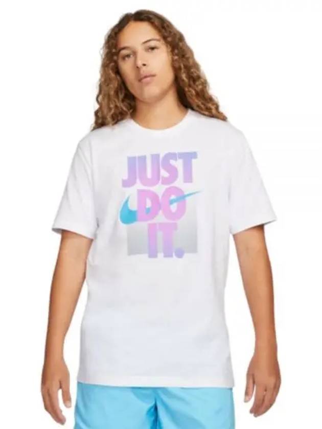 Sportswear Just Do It Short Sleeve T-Shirt White - NIKE - BALAAN 2