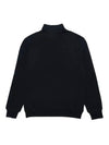 Zebra Logo Half Zip Up Sweatshirt Black - PAUL SMITH - BALAAN 3