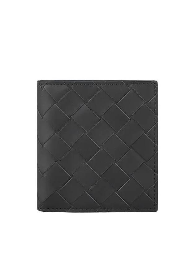 Intrecciato Slim Half Wallet Charcoal - BOTTEGA VENETA - BALAAN 2