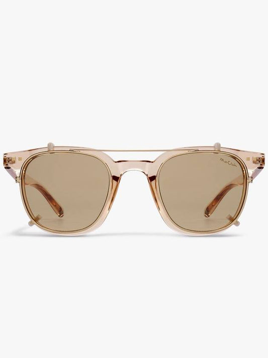 CUBA 03 Cuban Beige Gold Clip Sunglasses - MCCOIN - BALAAN 2