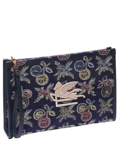 Multicolor Apple Jacquard Pouch Large - ETRO - BALAAN 1