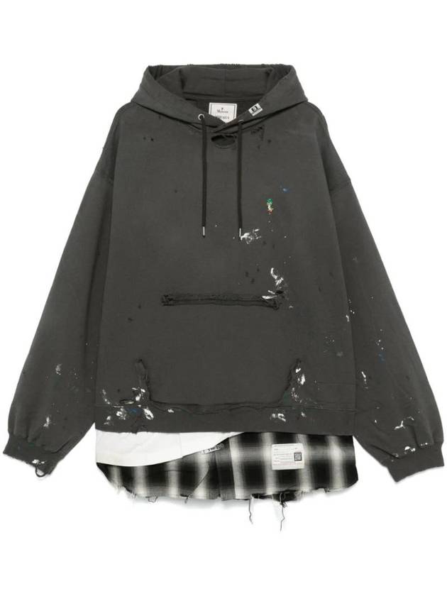 Triple Layered Hoodie Black - MAISON MIHARA YASUHIRO - BALAAN 1