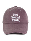 PIGMENT STITCH CAP PLUM PURPLE - NET SOCIAL CLUB - BALAAN 9