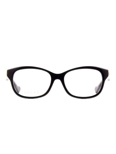 Eyewear Square Acetate Logo Glasses Black - GUCCI - BALAAN 1