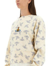 Logo Athletic Sweatshirt Cream - VIVIENNE WESTWOOD - BALAAN 5