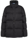 Oversized Re-Nylon Down Padding Black - PRADA - BALAAN 2