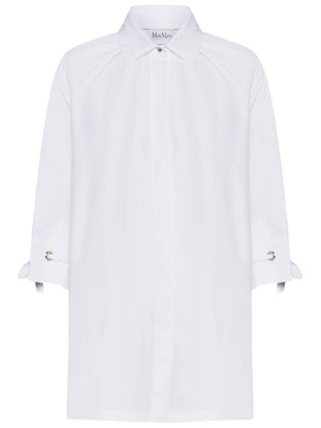 Cotton Shirt White - MAX MARA - BALAAN 1