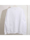 Logo Print Sweatshirt White - AMI - BALAAN 3