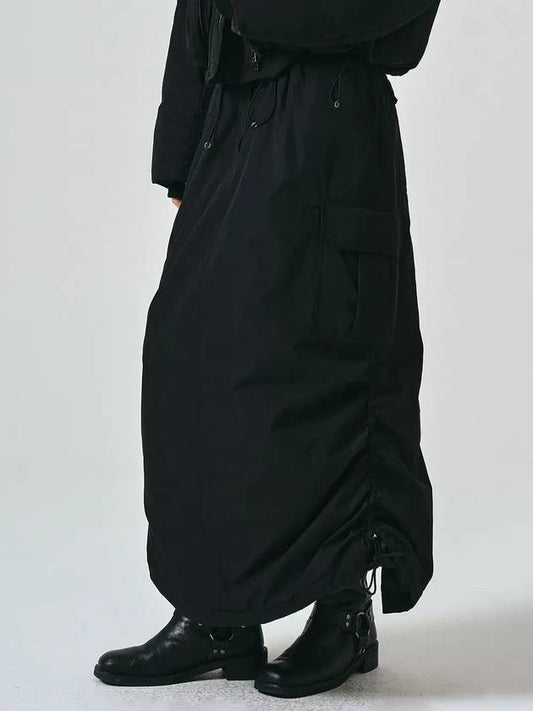 Padded parasuit skirt black - NOIRER FOR WOMEN - BALAAN 1