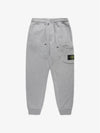 Cotton Fleece Cargo Track Pants Grey - STONE ISLAND - BALAAN 2