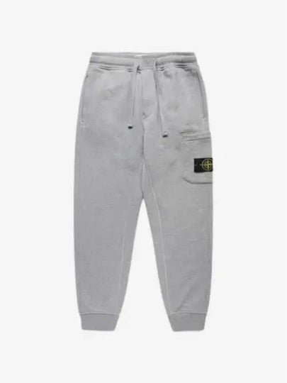 Cotton Fleece Cargo Track Pants Grey - STONE ISLAND - BALAAN 2