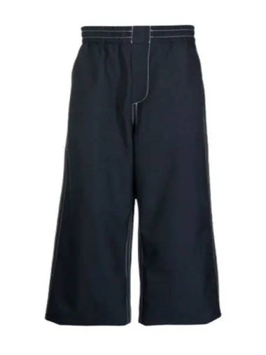 Elastic wide pants navy CRTWMBOT004 TWI002 - SUNNEI - BALAAN 1