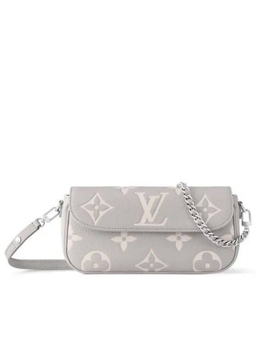 Chain Ivy Monogram Long Wallet Grey - LOUIS VUITTON - BALAAN 1