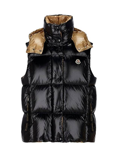 Luzule Down Vest Black - MONCLER - BALAAN 2