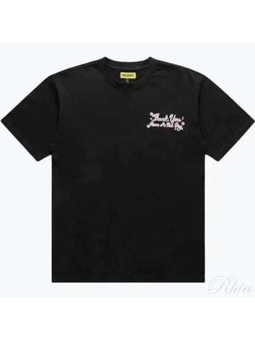 399001144 Black Thank You Rose Tshirt - MARKET - BALAAN 1