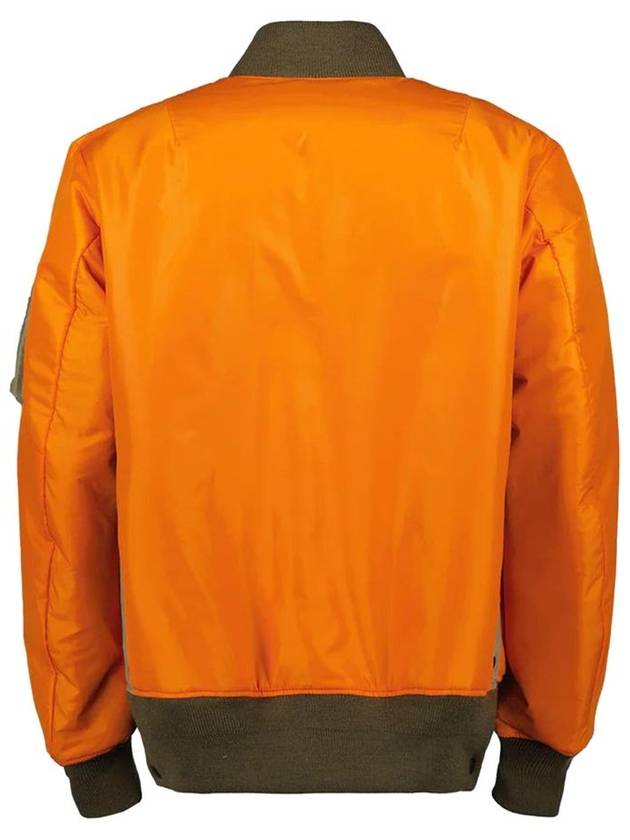 Bomber Jacket 24 03321M 851 ORANGE GREEN - SACAI - BALAAN 3