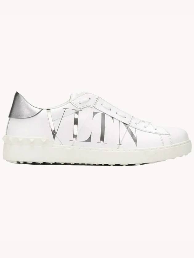 Rockstud Open Sneakers White Silver Tab VY2S0830PST F460 - VALENTINO - BALAAN 1