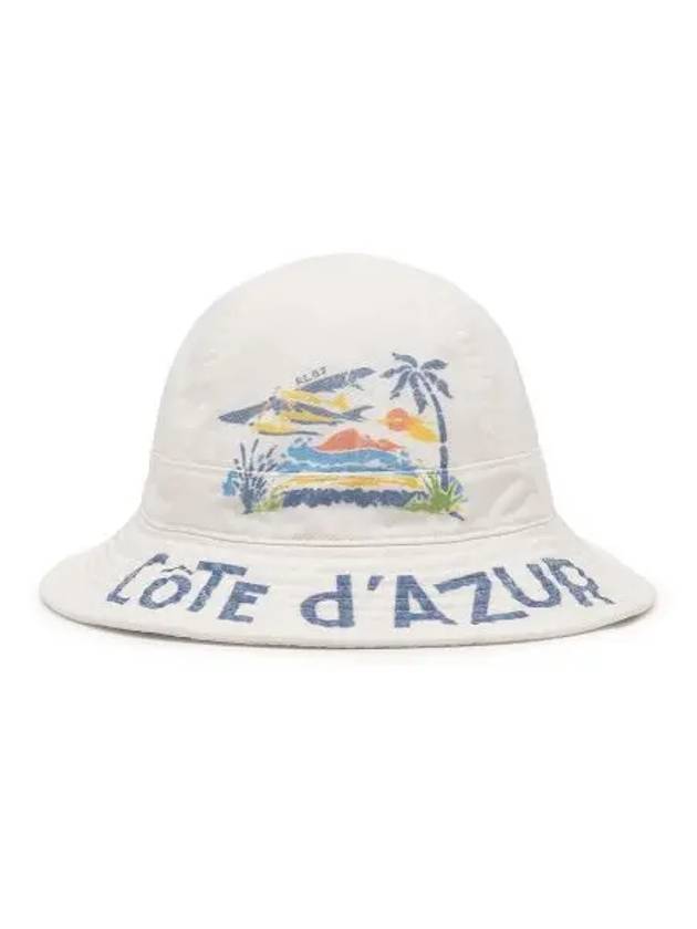 Pay 30 points Reversible Cotton Twill Bucket Hat White - POLO RALPH LAUREN - BALAAN 1