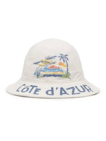 30 Paid Reversible Cotton Twill Bucket Hat White - POLO RALPH LAUREN - BALAAN 1