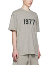 Fear of God Essentials 1977 T Shirt Dark Oatmeal Men - FEAR OF GOD ESSENTIALS - BALAAN 4