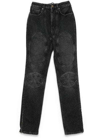 JEAN PAUL GAULTIER Jeans Black - JEAN PAUL GAULTIER - BALAAN 1