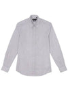 Dot Print Cotton Solid Shirt SH123 - IKALOOOK - BALAAN 1