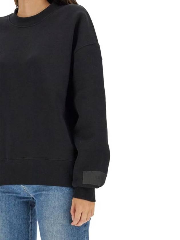 Alexandre Mattiussi Embroidered Logo Sweatshirt Black - AMI - BALAAN 9