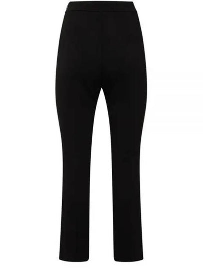 Nepeta Virgin Wool Straight Pants Black - MAX MARA - BALAAN 2