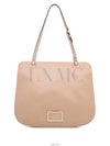 Rockstud beige gold one handle shoulder bag - VALENTINO - BALAAN 4