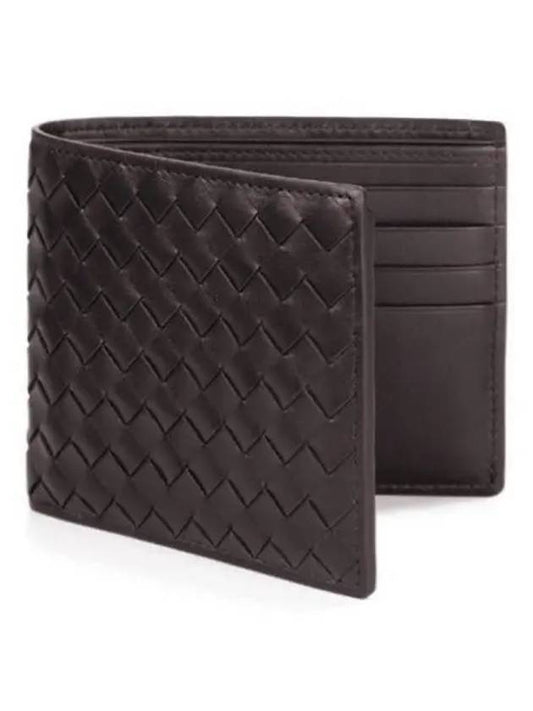 Intrecciato Weaving Half Wallet Espresso - BOTTEGA VENETA - BALAAN 2