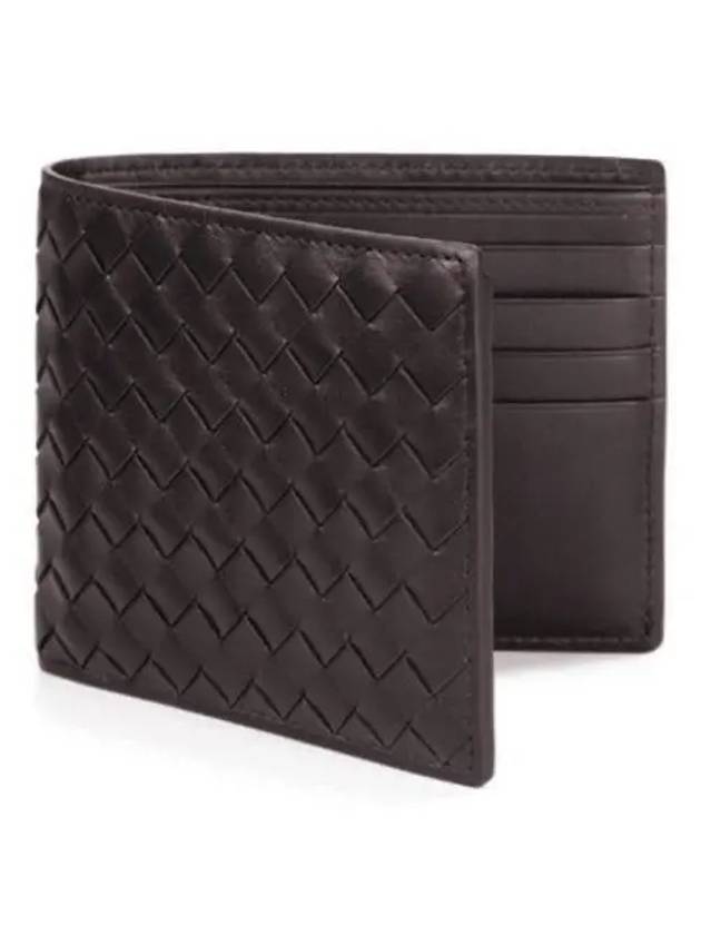 Intrecciato Weaving Half Wallet Espresso - BOTTEGA VENETA - BALAAN 3