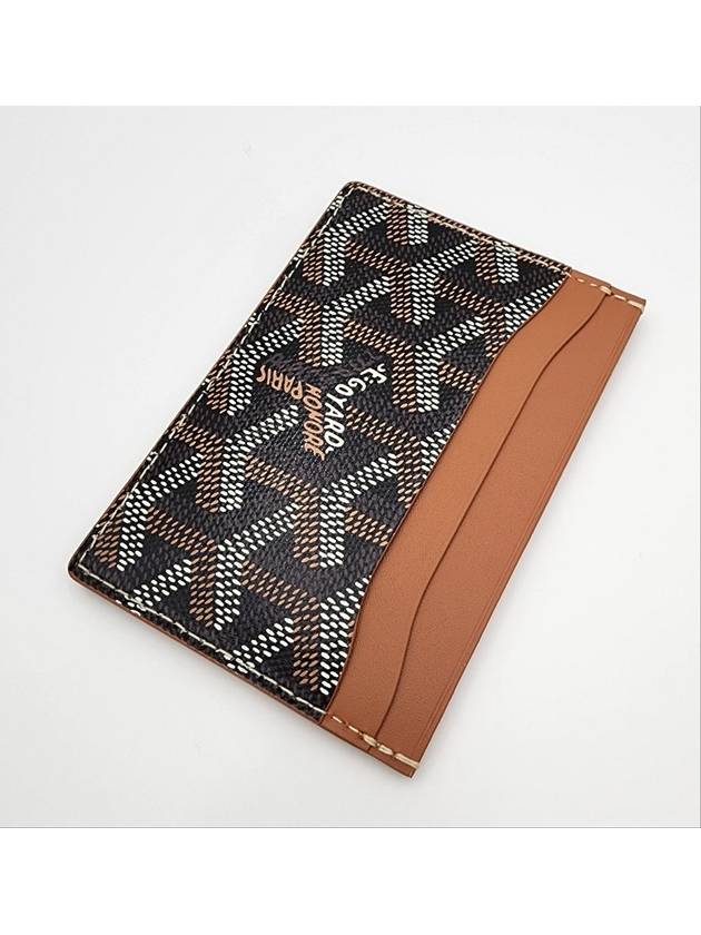 Saint Sulpice Card Holder Black Tan - GOYARD - BALAAN 3