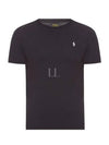 Embroidered Logo Cotton Short Sleeve T-Shirt Black - POLO RALPH LAUREN - BALAAN 2