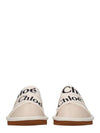 Woody Logo Strap Canvas Slippers White - CHLOE - BALAAN 4