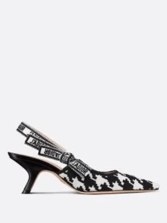 J'adior Micro Houndstooth Slingback Heels - DIOR - BALAAN 2