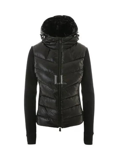 Grenoble Fleece Hooded Padding Black - MONCLER - BALAAN 2