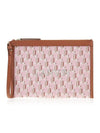 Logo Clutch Bag Pink - LANVIN - BALAAN 1