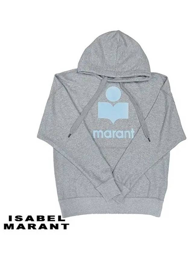 Mansell Logo Hooded Sweatshirt SW0001FA A1M07E GYIB - ISABEL MARANT - BALAAN 1