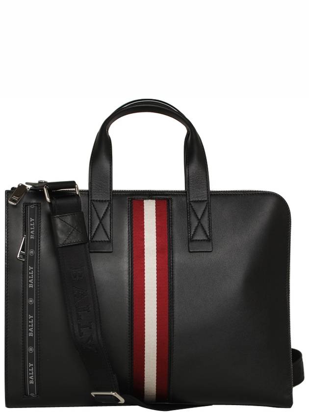 Briefcase HENRI10 BLACK Men's Briefcase - BALLY - BALAAN 1