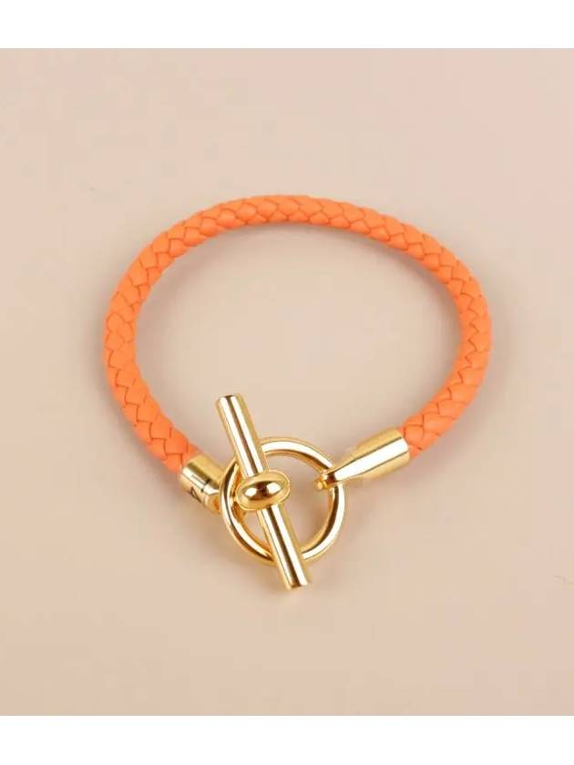 Glennan Women s Bracelet Orange Gold H077240F 93 - HERMES - BALAAN 1