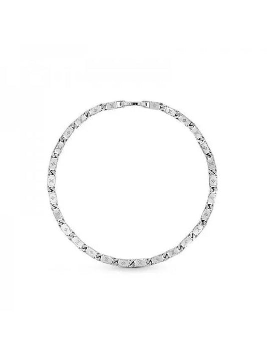 Monogram Tied Up Necklace Silver - LOUIS VUITTON - BALAAN 1