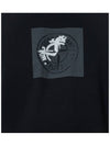 Garment Dyed Institutional One Print Cotton Jersey Short Sleeve T Shirt Black - STONE ISLAND - BALAAN 6