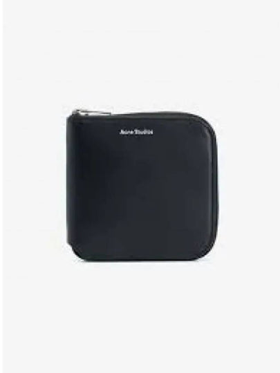 Bifold Zipper Half Wallet Black - ACNE STUDIOS - BALAAN 2