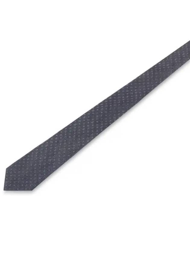 Monogram Classic Tie Grey - LOUIS VUITTON - BALAAN 3