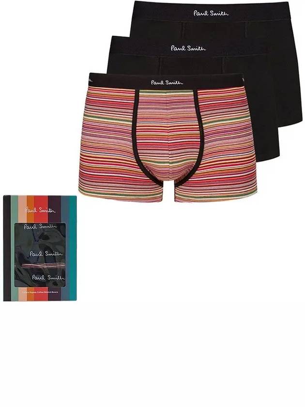 Signature Striped Boxer Briefs 3 Pack Set Mix Colors - PAUL SMITH - BALAAN 2