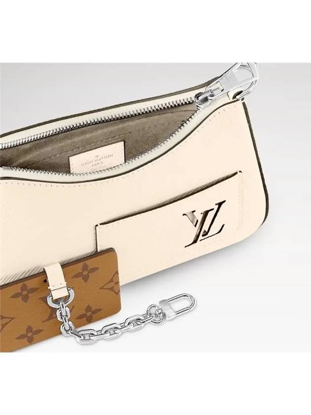 Marellini Shoulder Bag Cream - LOUIS VUITTON - BALAAN 5