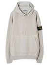 Compass Logo Patch Hoodie Ice - STONE ISLAND - BALAAN 2