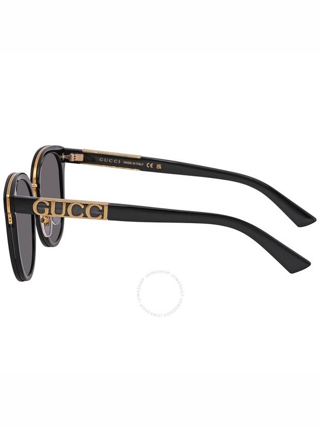 Round Logo Sunglasses Grey - GUCCI - BALAAN 4